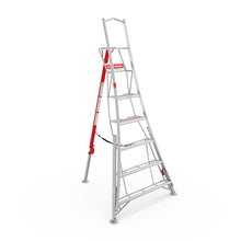 Load image into Gallery viewer, New Fully Adjustable PRO Tripod Ladder 8ft / 2.4m