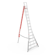 Load image into Gallery viewer, New Fully Adjustable PRO Tripod Ladder 16ft / 4.8