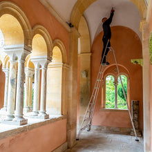 Load image into Gallery viewer, Platform Tripod Ladder - 1 Adjustable Leg 12ft / 3.6m