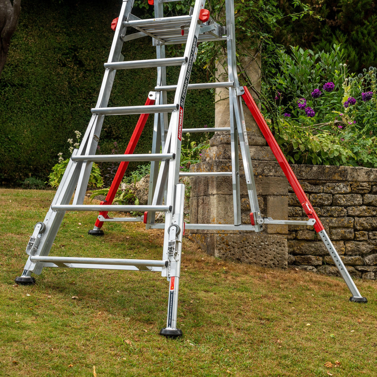 Normal Ladder 5 Step Adjustable Platform Ladder for Uneven Ground | Henchman AU ...
