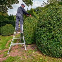 Load image into Gallery viewer, OLD MODEL CLEARANCE Platform Tripod Ladder - 3 Legs Adjustable 6ft / 1.8m
